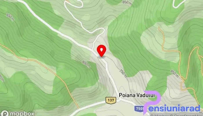 hartă a Poiana Vadului  în Poiana Vadului