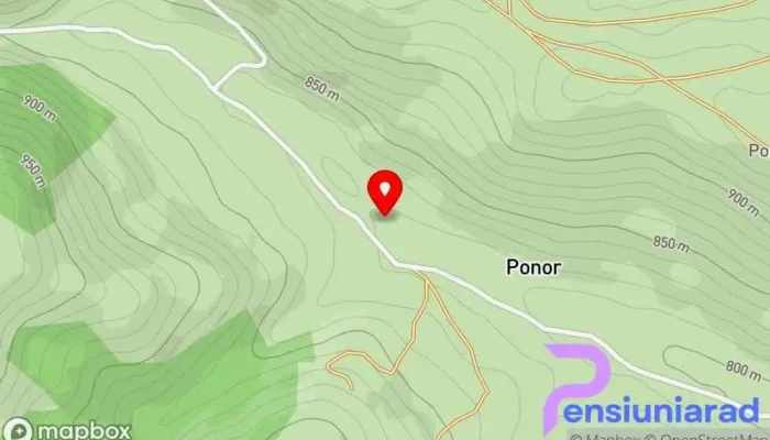 hartă a Ponor  în Ponor