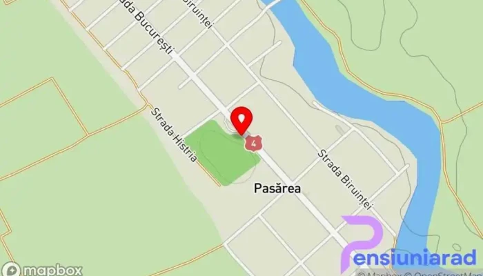 hartă a Popas Frumușani Restaurant în Pasărea