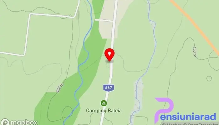 hartă a Popasul din Lunca Bed & Breakfast, Hotel în Pui