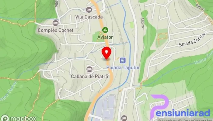 hartă a Popasul Vânătorilor Hotel în Bușteni