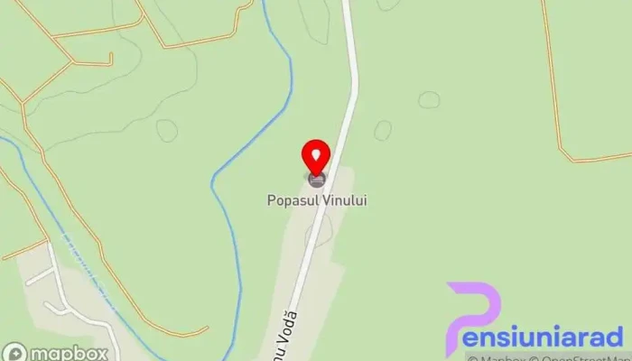 hartă a Popasul Vinului Pensiune, Cazare în regim hotelier în Urlați