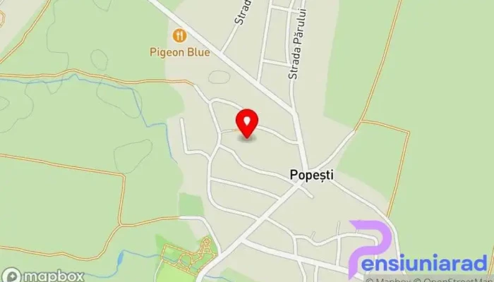hartă a Popești  în Popești