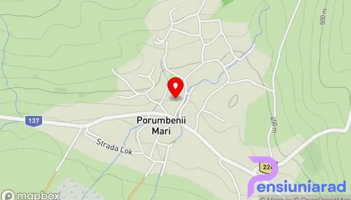 Porumbenii Mari -  Hartă - Porumbenii Mari