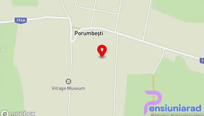 Porumbesti Hartă - Porumbești