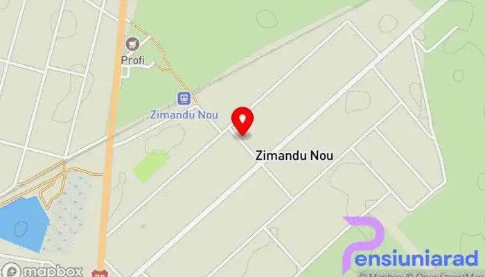 Postul De Politie Comunal Zimandu Nou Hartă - Zimandu Nou