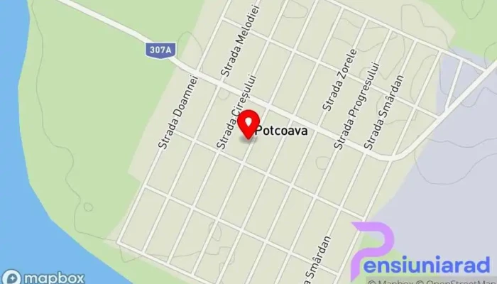 hartă a Potcoava  în Potcoava