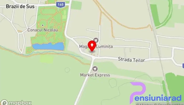 hartă a Primăria Brazi Primărie în Brazii de Sus