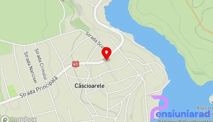 hartă a Primăria Căscioarele Primărie în Căscioarele
