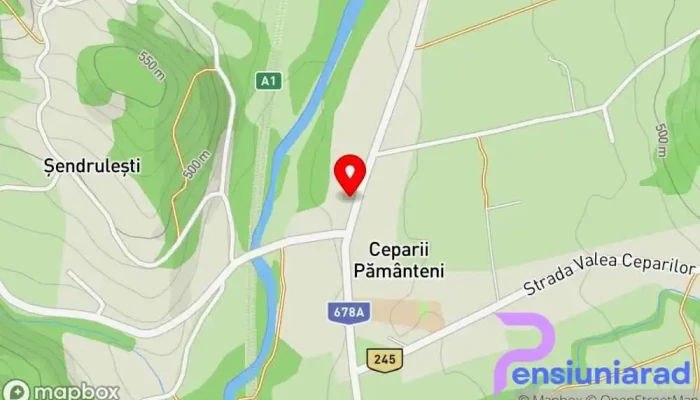 hartă a Primăria Cepari Primărie în Ceparii Pământeni