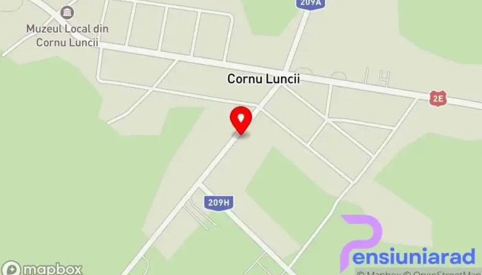 hartă a Primăria Cornu Luncii Primărie în Cornu Luncii