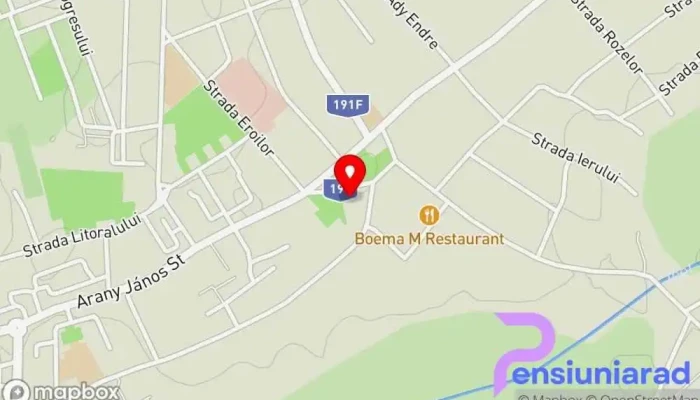 hartă a Primăria Marghita Primărie în Marghita
