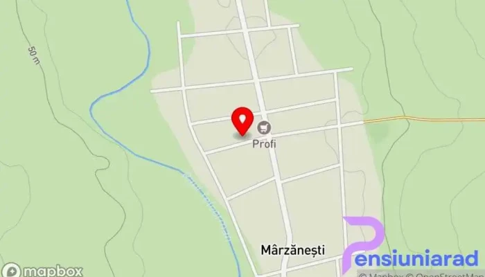 hartă a PRIMĂRIA MÂRZĂNEŞTI Primărie în Mârzănești