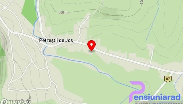 Primaria Petrestii De Jos Hartă - Petreștii De Jos
