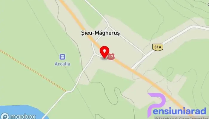 hartă a Primăria Șieu-Măgheruș Primărie în Șieu-Măgheruș