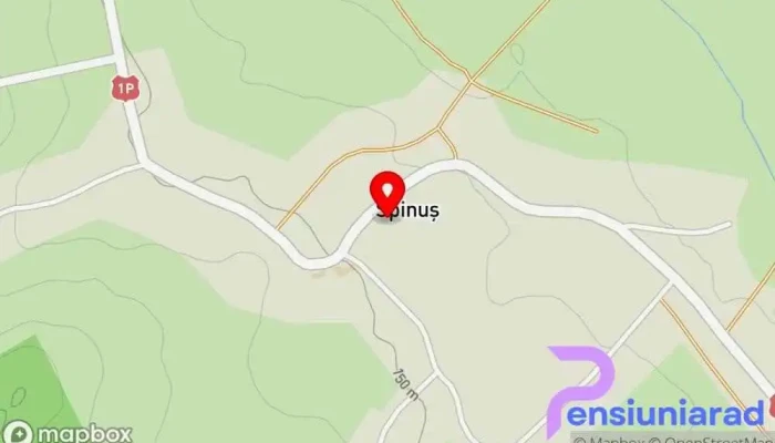 hartă a Primăria Spinuș Primărie în Comuna Spinuș