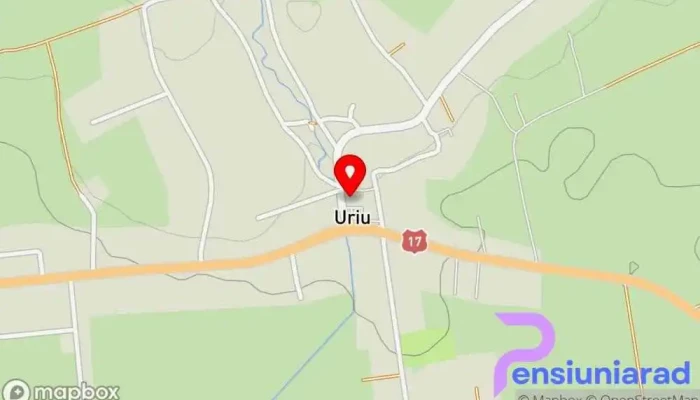 hartă a Primăria Uriu Primărie în Uriu