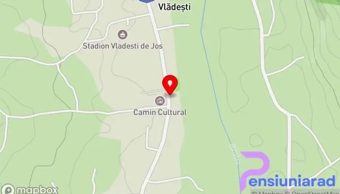 hartă a PRIMĂRIA VLĂDEŞTI Primărie în Vlădești