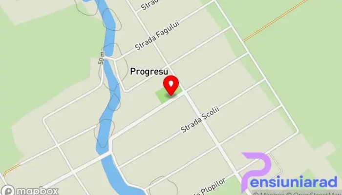 hartă a Progresu  în Progresu