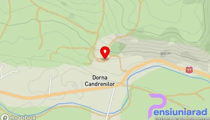 hartă a Puiucu‘s Chalét Cabană în Dorna Candrenilor