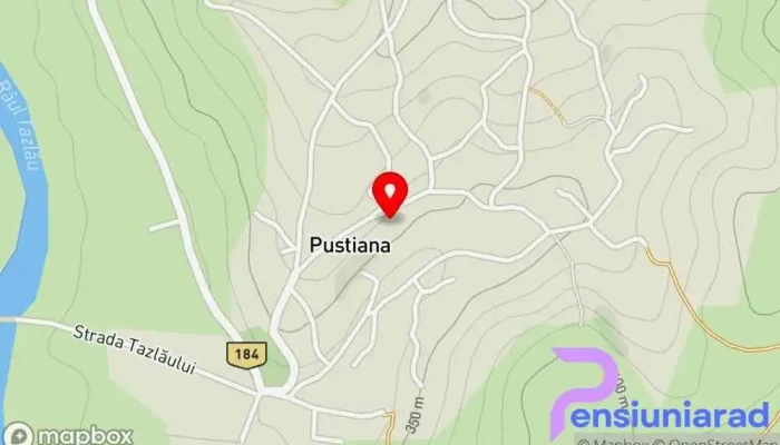 Pustiana -  Hartă - Pustiana