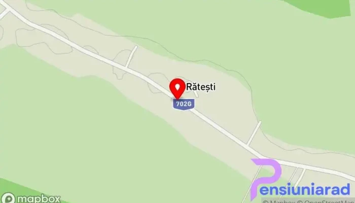 hartă a Rătești  în Rătești