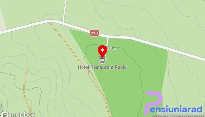 hartă a Rediu Hotel & Restaurant Restaurant, Local pentru evenimente, Hotel, Sală de nunți în DN29D