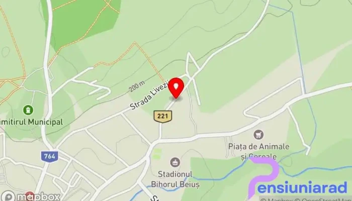 hartă a Regal Beius Hotel în Beiuș
