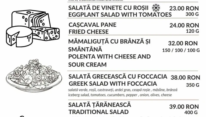 Restaurant -    Pizza Casa Magura Meniu - Cisnădie