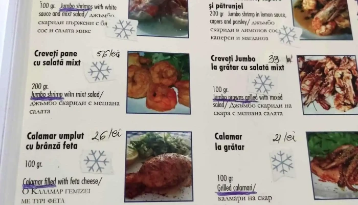 Restaurant -    Taverna La Grecu Meniu - Giurgiu