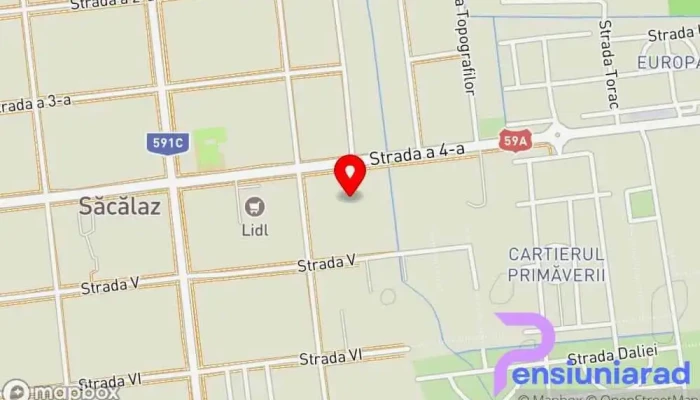 Restaurant Amedeo -  Hartă - Săcălaz
