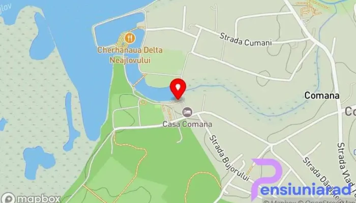 hartă a Restaurant Casa Comana Restaurant cu preparate la grătar în Comana