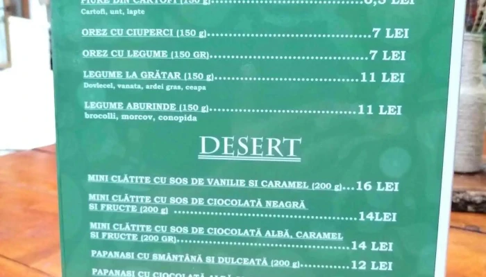 Restaurant Ciobanasu Meniu - Câmpulung
