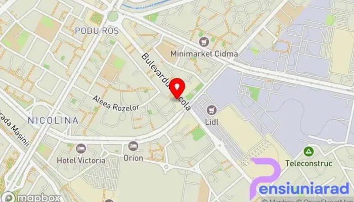 Restaurant Cotnari -  Hartă - Iași