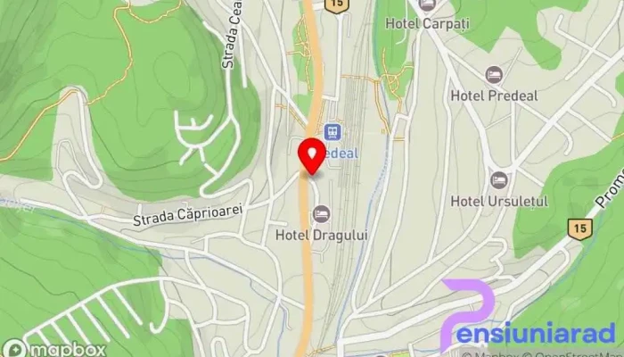 hartă a Restaurant cu specific Romanesc - Hanul Domnitorilor Restaurant în Predeal