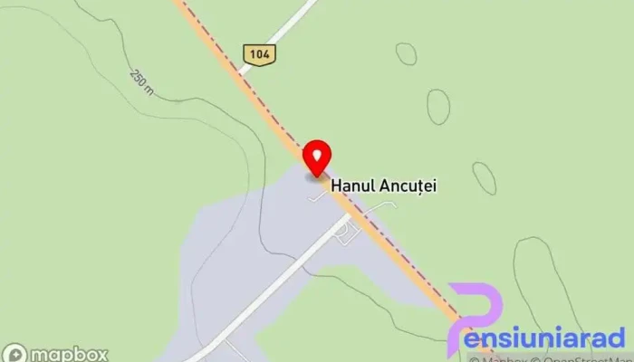 hartă a Restaurant Hanul Ancuței Restaurant în Hanul Ancuței
