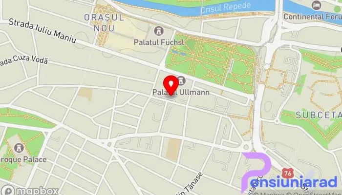 hartă a Restaurant Hanul cu Noroc Oradea Restaurant în Oradea
