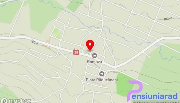 Restaurant -  Hartă - Răducăneni