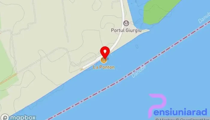 hartă a Restaurant La Ponton Restaurant în Giurgiu