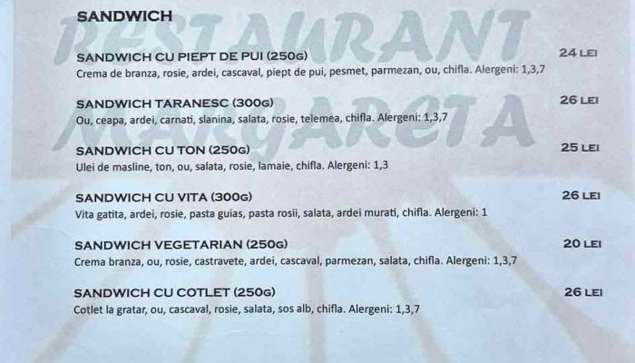 Restaurant Margareta Marghita -  De La Proprietar - Marghita