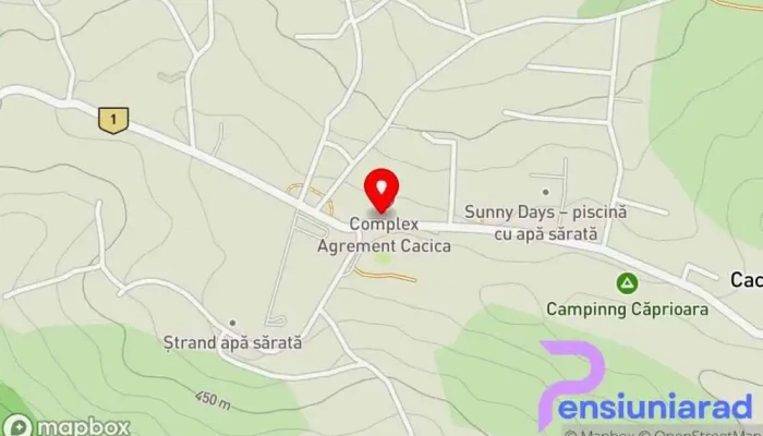hartă a Restaurant Martisorul Restaurant în Cacica