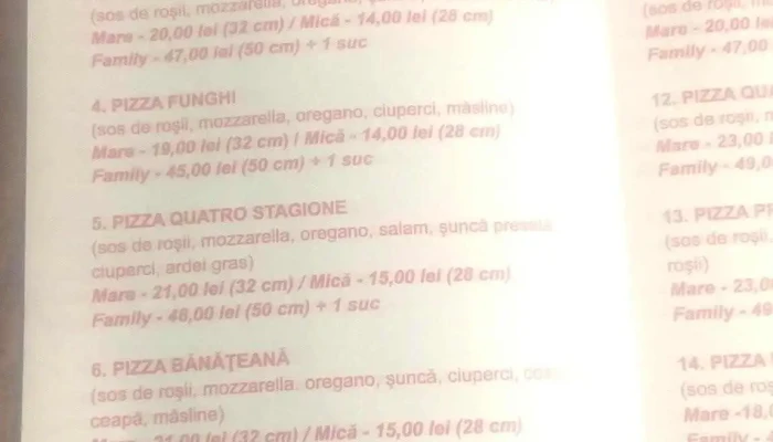 Restaurant Pizzerie La Givan De La Proprietar - Utvin