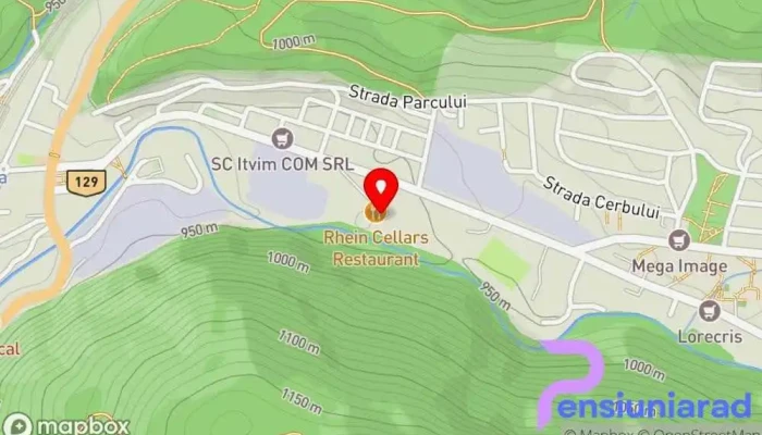 hartă a Restaurant Rhein Azuga Restaurant în Azuga
