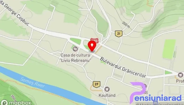 hartă a Restaurant Someșul Restaurant în Năsăud