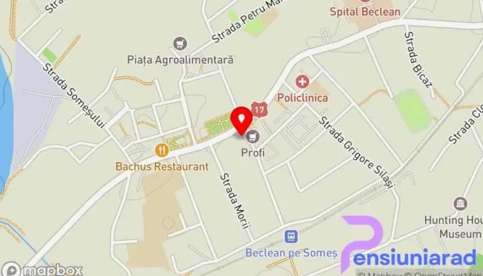 hartă a Restaurant Star Restaurant, Cafenea, Restaurant familial, Băcănie cu specific italian, Restaurant cu specific italian, Pub, Toaletă publică în Beclean