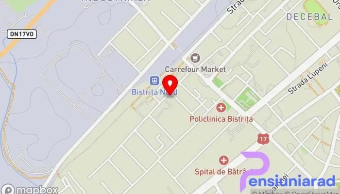hartă a Rina Grădina Bunicii Magazin de fructe și legume în Bistrița