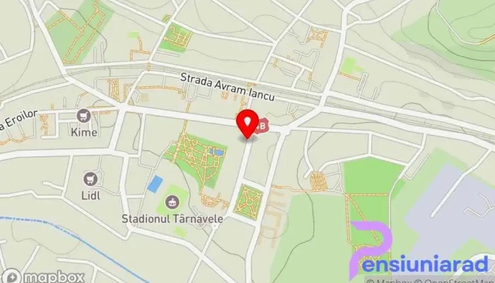 hartă a Roa Guesthouse Bed & Breakfast în Blaj