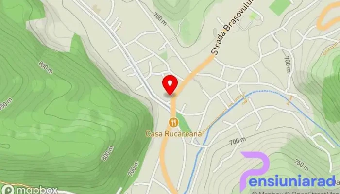 hartă a RUCĂR, HAN TURISTIC Restaurant în Rucăr