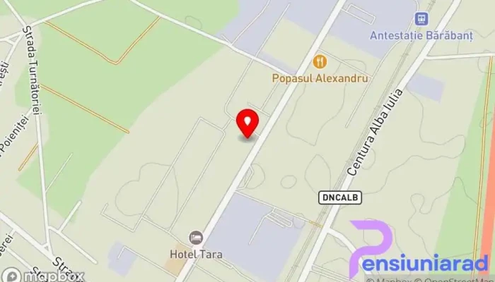 hartă a Rustiq Restaurant în Alba Iulia