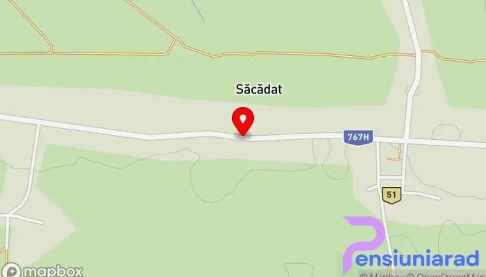 hartă a Săcădat  în Săcădat